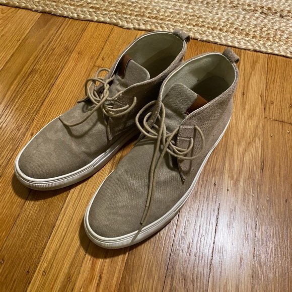 Public Opinion Tan Suede Half-cab size 9.5 men’s - Picture 1 of 3